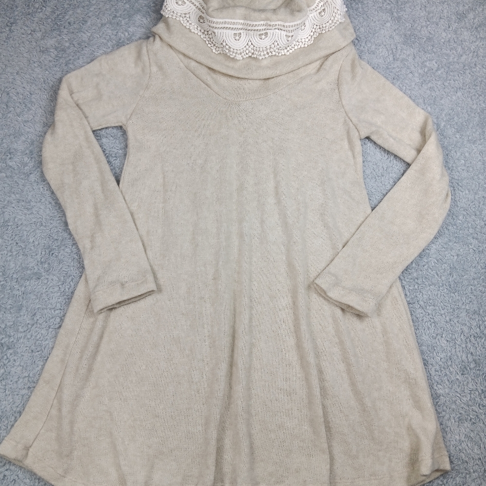 Twenty‎ Second 22nd Womens Sz S Vintage Y2K Cowl Turtle Neck Long Sleeve Sweater